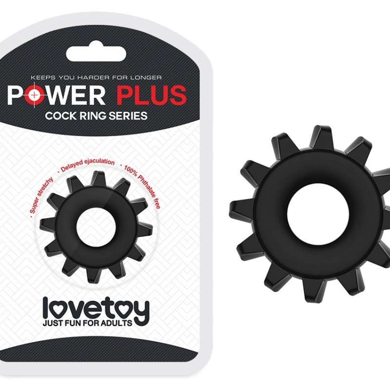Lovetoy Power Plus Cockring 4.5cm - Black