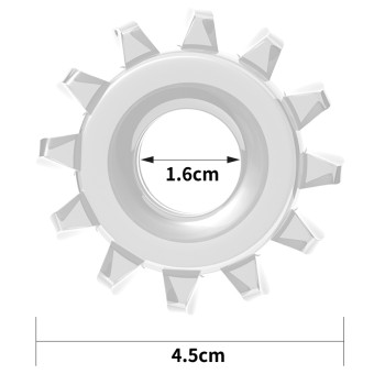 Lovetoy Power Plus Cockring 4.5cm - Clear