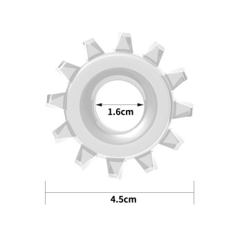 Lovetoy Power Plus Cockring 4.5cm - Clear