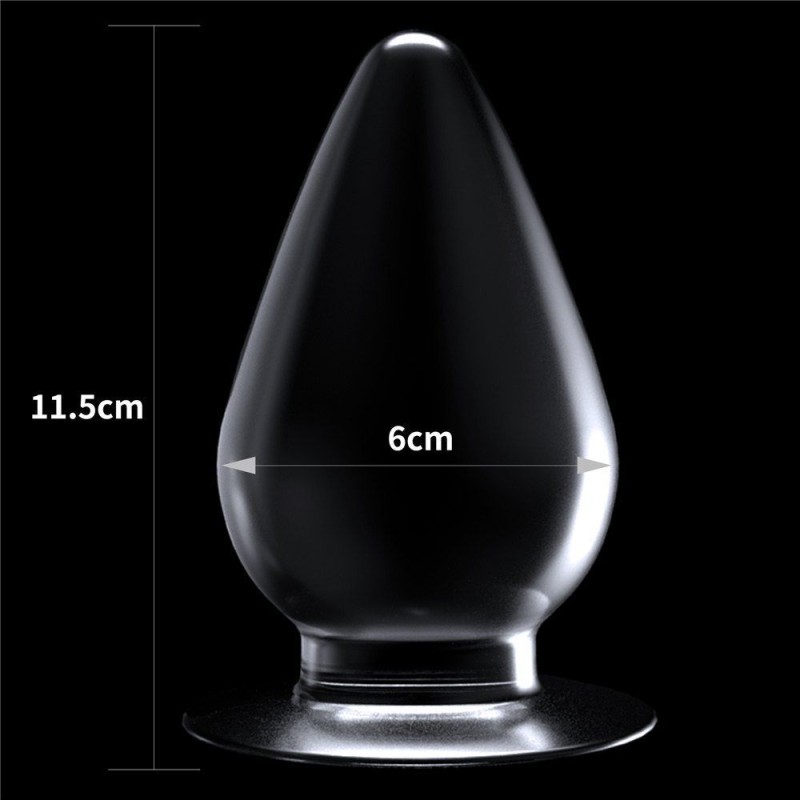 Lovetoy Flawless Anal Plug 4.5'' - Clear