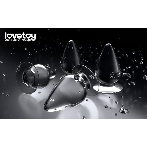 Lovetoy Flawless Anal Plug 4.5'' - Clear