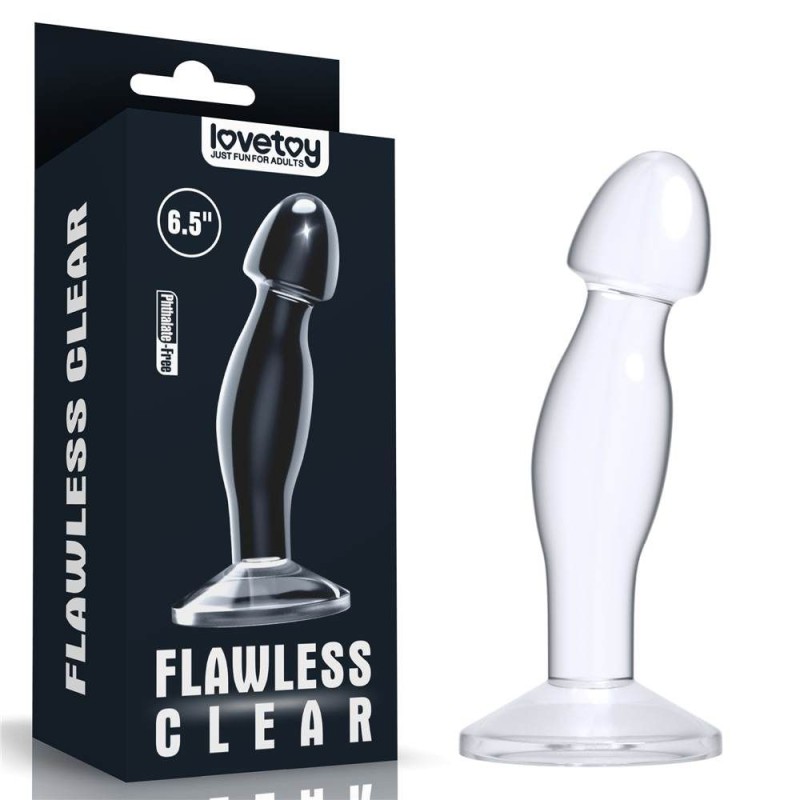 Lovetoy Flawless Prostate Plug 6.5'' - Clear