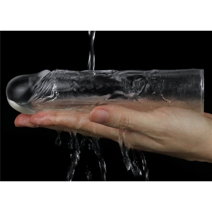 Lovetoy Flawless Penis Sleeve Add 1'' - Clear