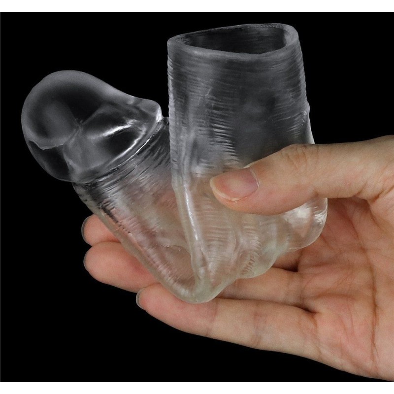Lovetoy Flawless Penis Sleeve Add 1'' - Clear