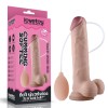 Lovetoy Soft Ejaculation Cock With Ball 9" - Flesh