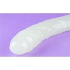 Lovetoy 14" Lumino Play Double Dildo - Clear