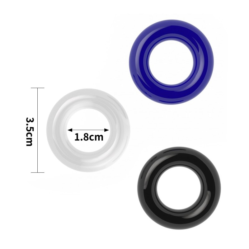 Lovetoy Power Plus Triple Donut Ring Set