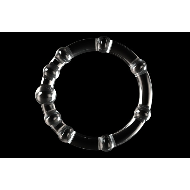 Lovetoy Power Plus Triple Beaded Ring Set - Clear