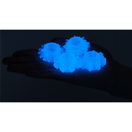 Lovetoy Lumino Play Ring Set 4 pcs - Blue