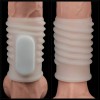 Lovetoy Knights Spiral Vibro Ring - White