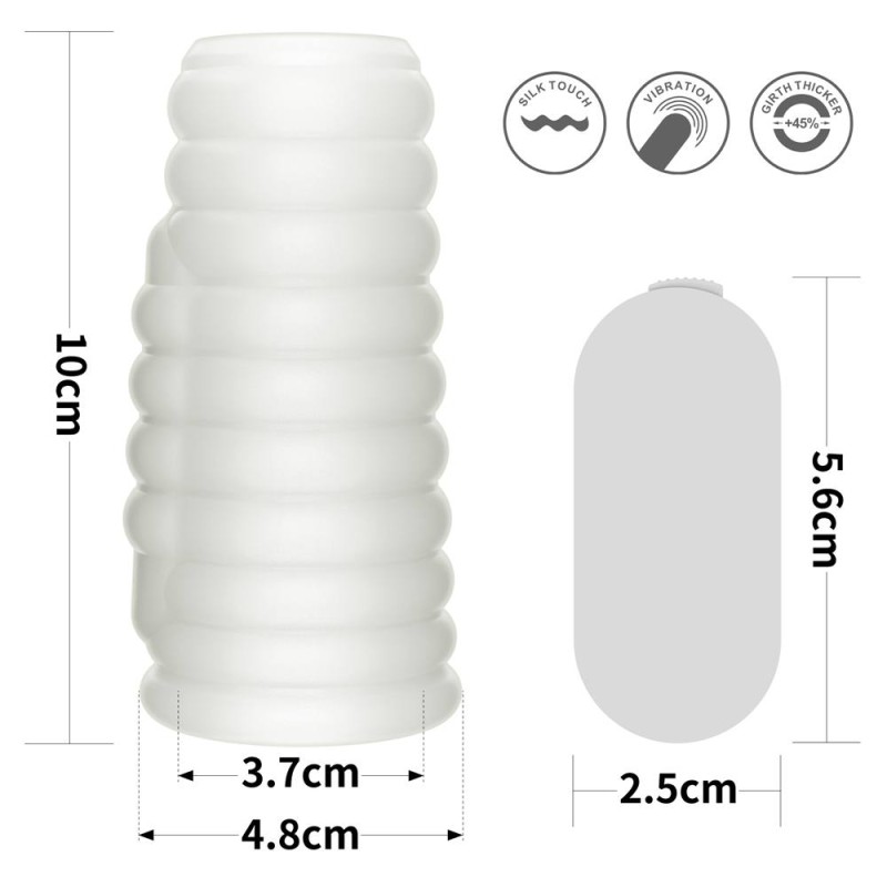 Lovetoy Knights Wave Vibro Ring - White