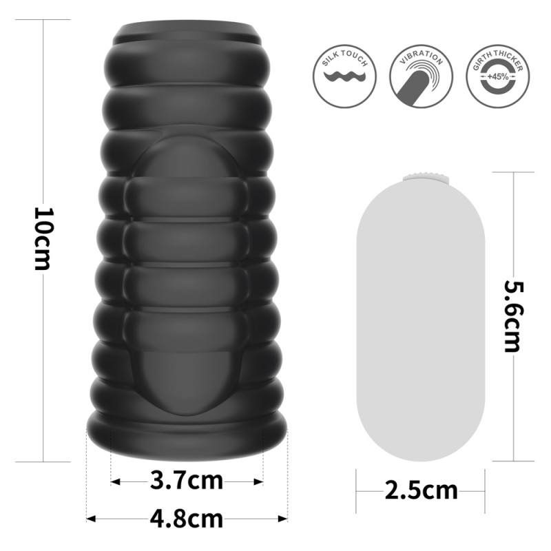 Lovetoy Knights Wave Vibro Ring - White