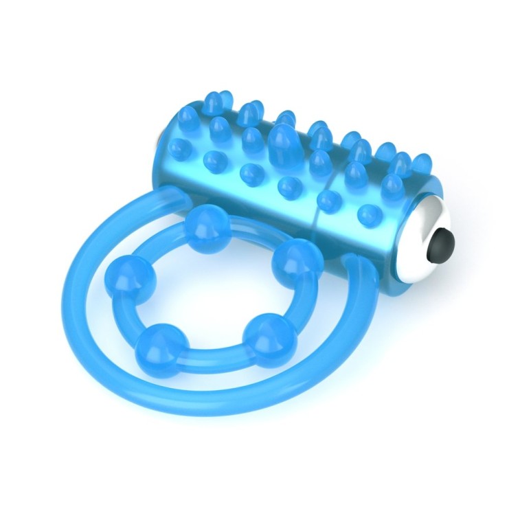 Lovetoy Lumino Play Vibro Double Ring - Blue