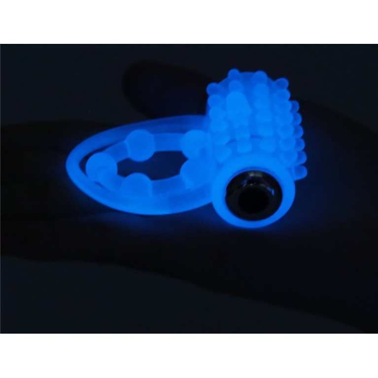 Lovetoy Lumino Play Vibro Double Ring - Blue