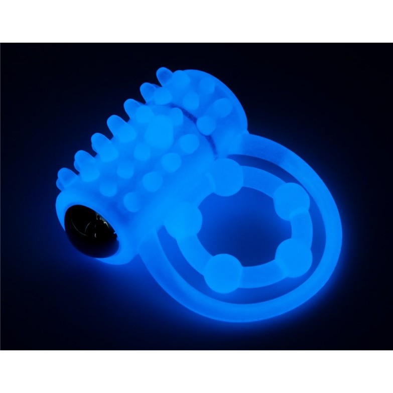 Lovetoy Lumino Play Vibro Double Ring - Blue