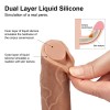 Lovetoy 8" Dual Layered Nature Cock - Flesh
