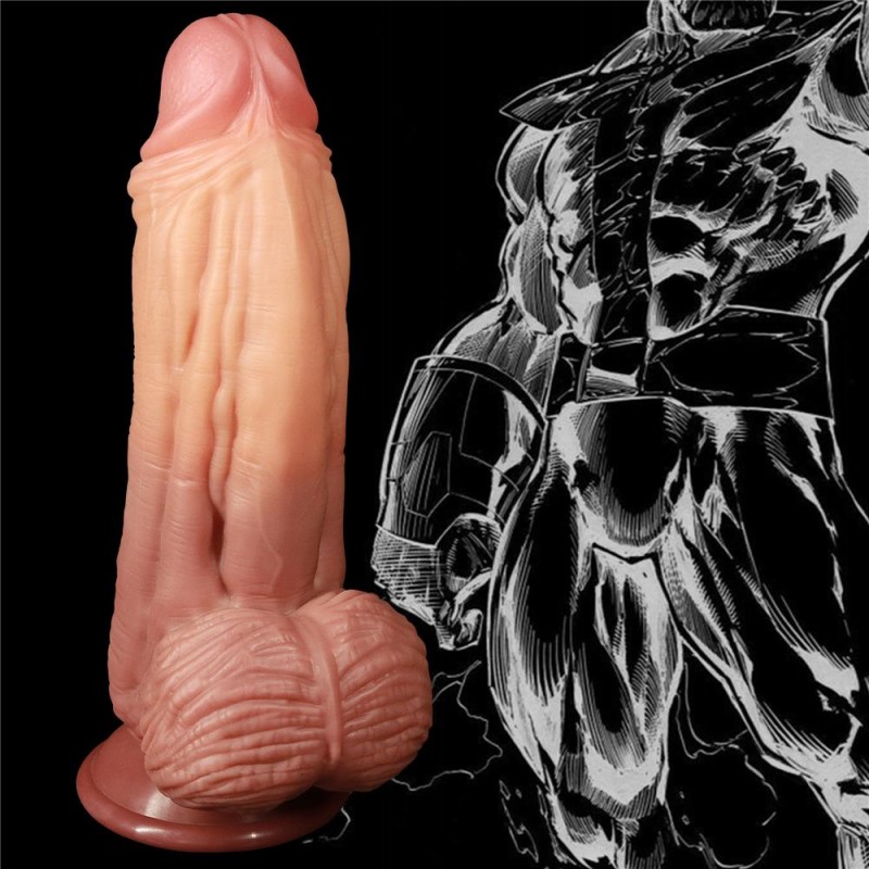 Lovetoy 10" Dual Layered King Sized Cock