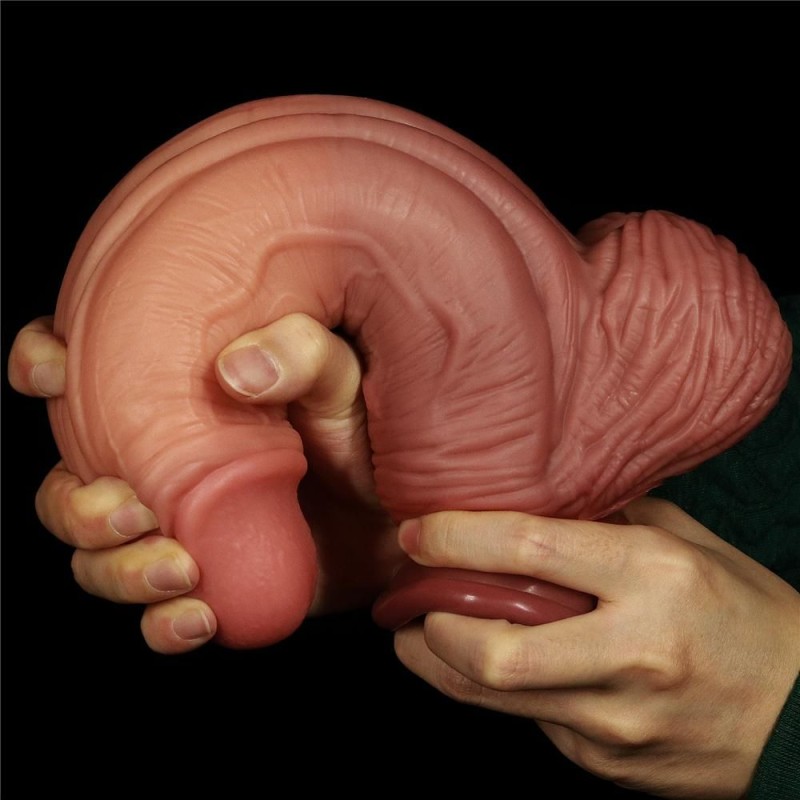 Lovetoy 10" Dual Layered King Sized Cock