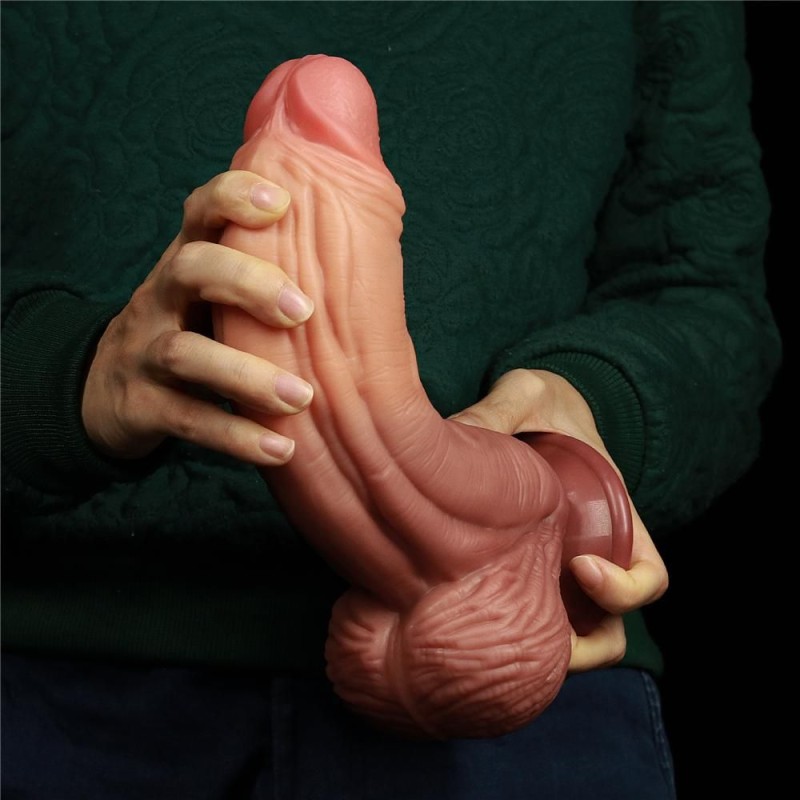 Lovetoy 10" Dual Layered King Sized Cock