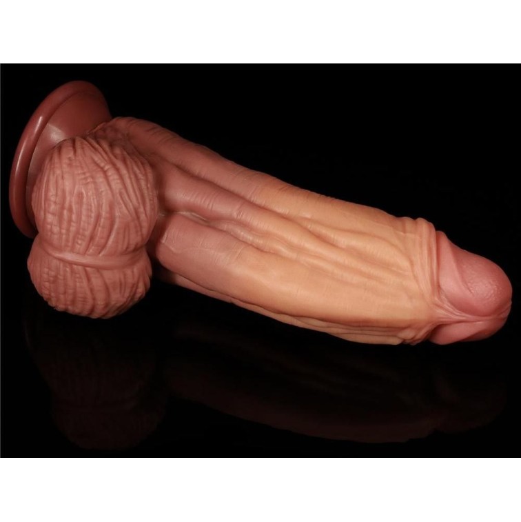Lovetoy 10" Dual Layered King Sized Cock
