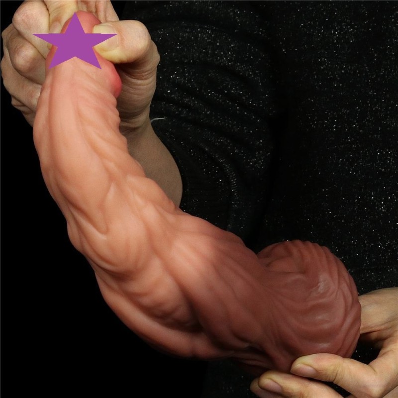 Lovetoy 9.5" Dual Layered King Sized Cock