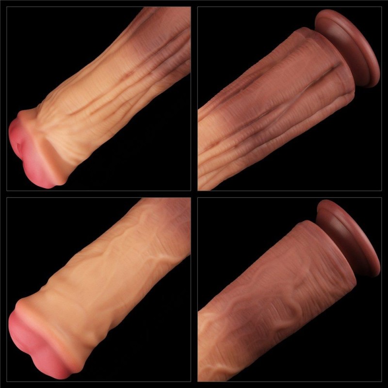 Lovetoy 12'' Dual Layered King Sized Cock