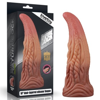 Lovetoy 10'' Dual Layered King Sized Tongue