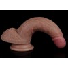 Lovetoy 7" Dual Layered Natural Dildo - Brown