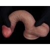 Lovetoy 7.5" Dual Layered Natural Dildo - Brown