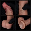 Lovetoy 7.5" Dual Layered Natural Dildo - Brown