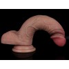 Lovetoy 7.5" Dual Layered Natural Dildo - Brown