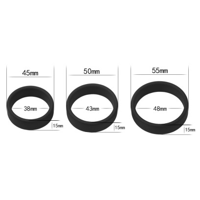 Lovetoy Power Plus Pro Rings - Black