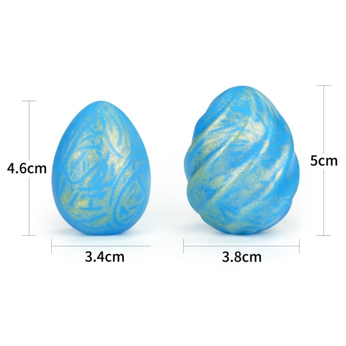 Lovetoy Ocean's Toner Pelvic Egg Set - Blue