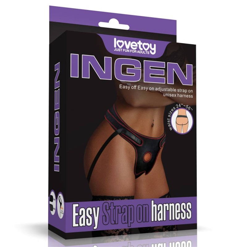 Lovetoy Easy Strap On Harness - Black
