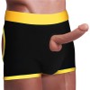 Lovetoy Horny Strapon Shorts - Black - XS/S