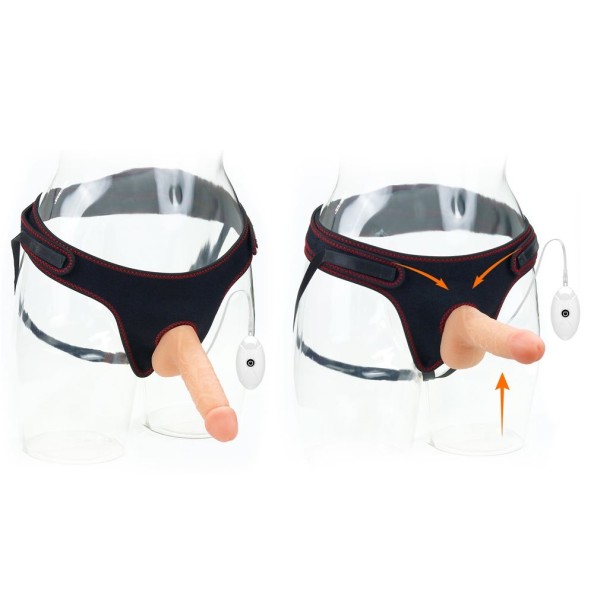 Lovetoy 7" Vibro Easy Strapon Set