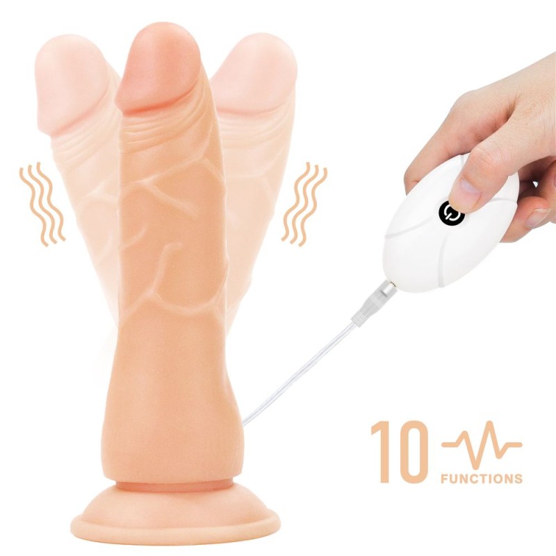 Lovetoy 7.5" Vibro Easy Strapon Set