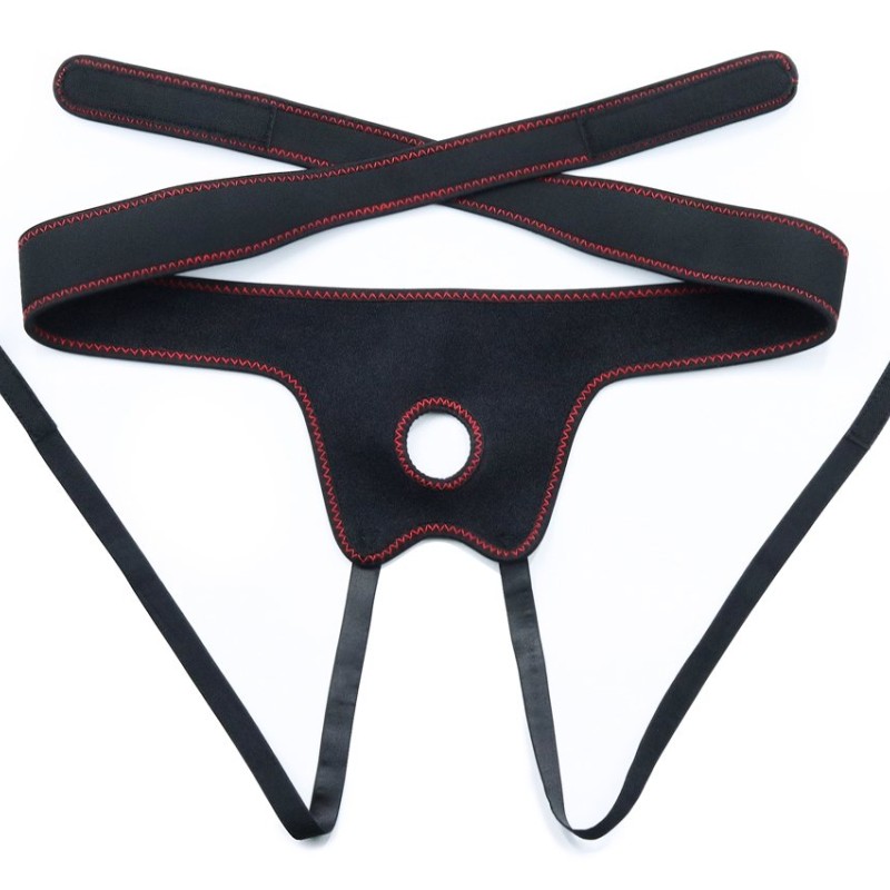 Lovetoy 7.5" Vibro Easy Strapon Set w Balls