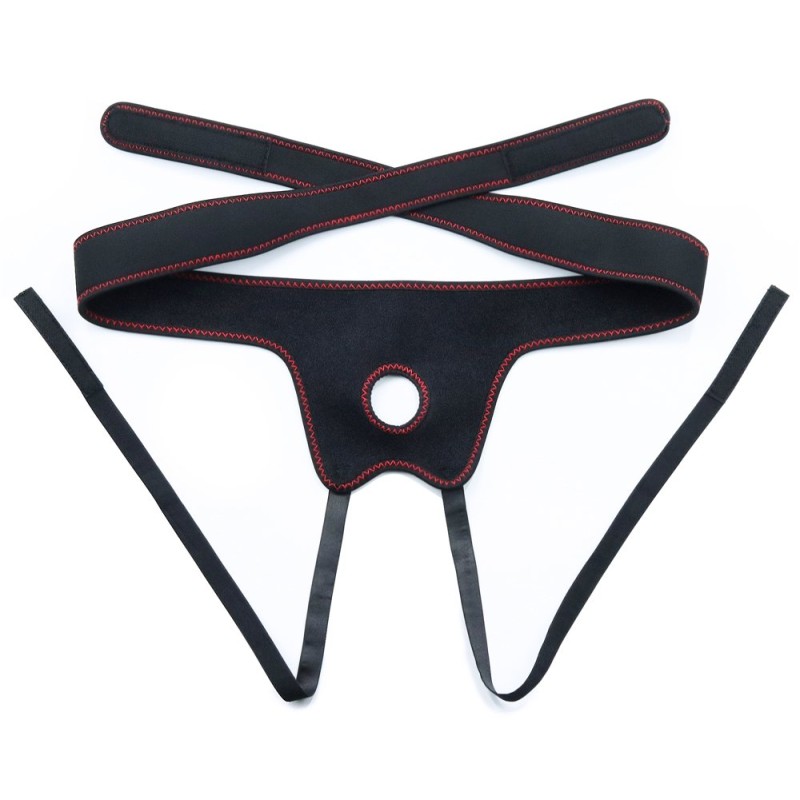 Lovetoy 7.5" Vibro Easy Strapon Set w Balls