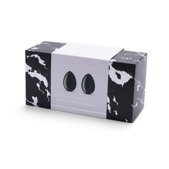 Le Wand Crystal Yoni Eggs - Black Obsidian