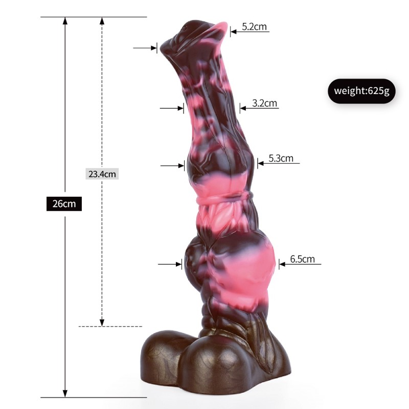 FAAK Waller Horse Dildo - Phantom Night
