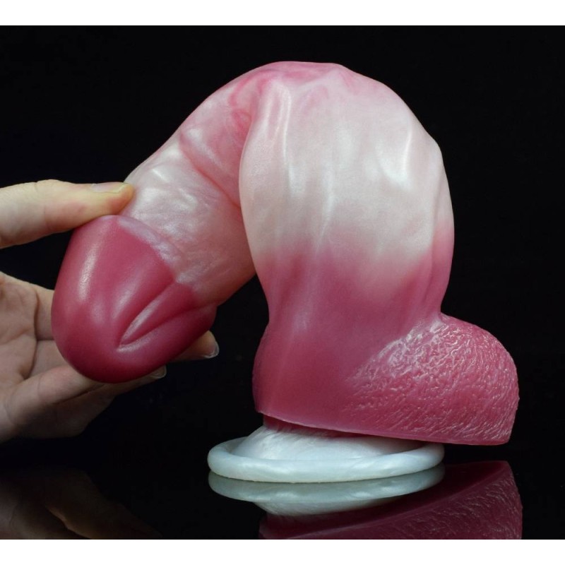 FAAK Curvy Dildo - Rosy