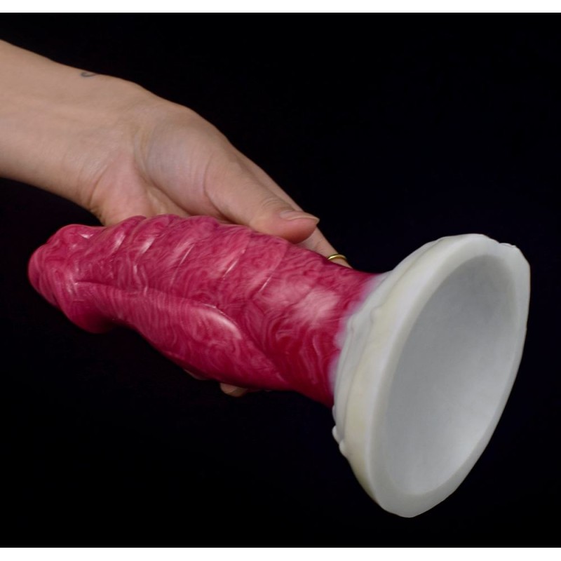 FAAK Thick Glans Dildo - Hellfire