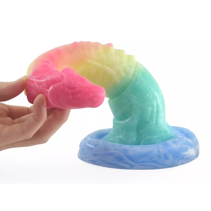 FAAK Red Pupil Spirit Snake Poll Dildo - Pure Desire