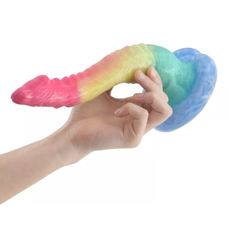 FAAK Red Pupil Spirit Snake Poll Dildo - Pure Desire