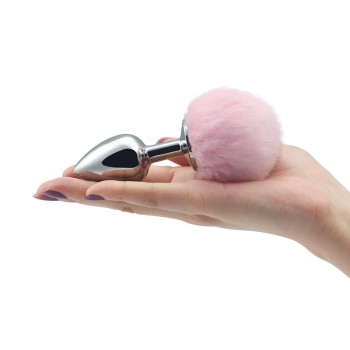 Lovetoy Pompon Metal Plug S - Purple
