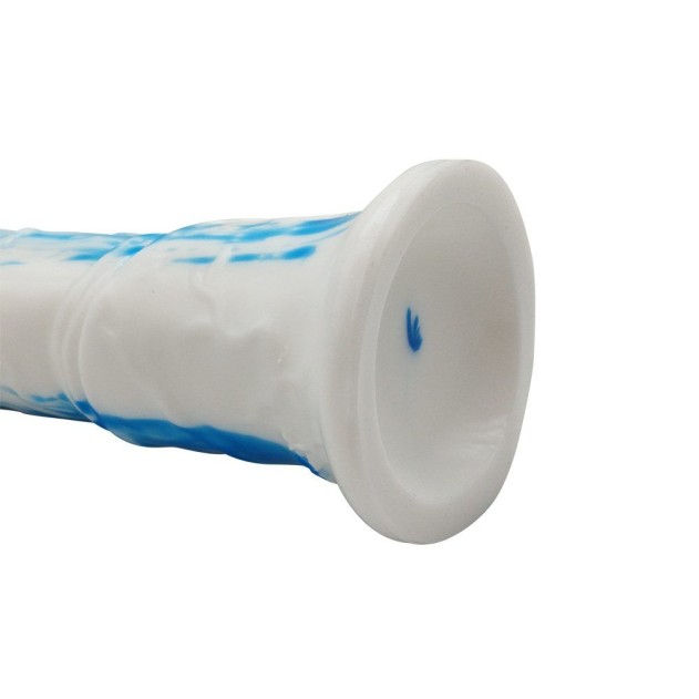 FAAK Horse Long Dildo - White/Blue