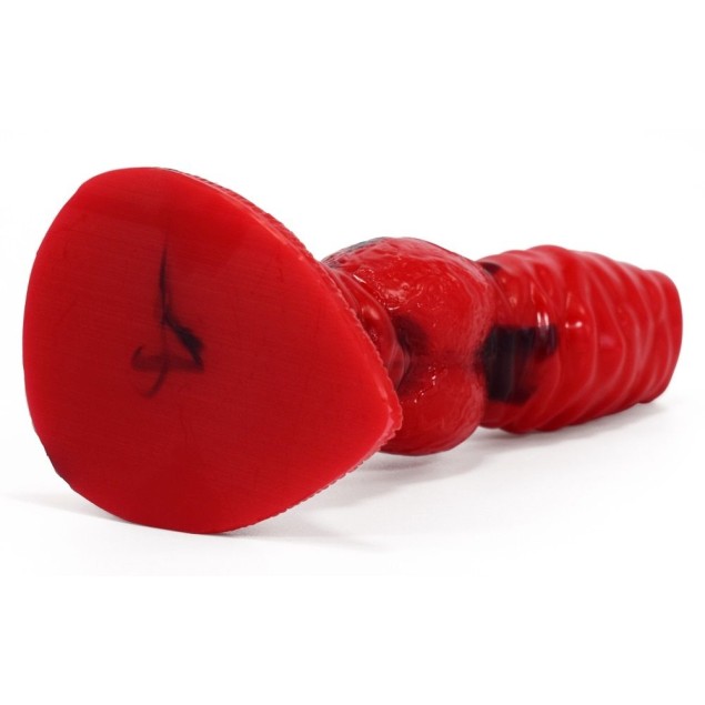 FAAK Wolfdog Dildo - Red/Black