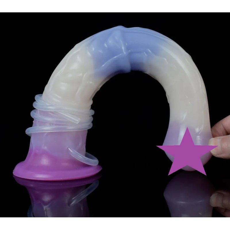 FAAK Squirt Horse Anal Dildo - Sea Jelly
