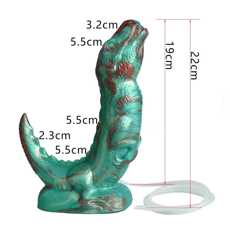 FAAK Velociraptor Squirt Dildo - Tiffany